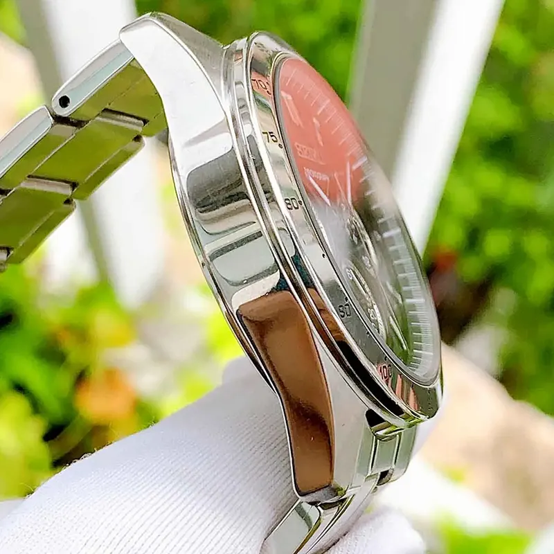 Seiko Spirit Chronograph Black Dial Silver-tone Men’s Watch- SBTR013